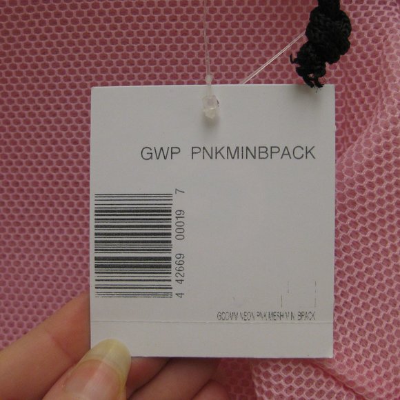 NWT Guess logo pink mini backpack mesh purse bag - Picture 8 of 11